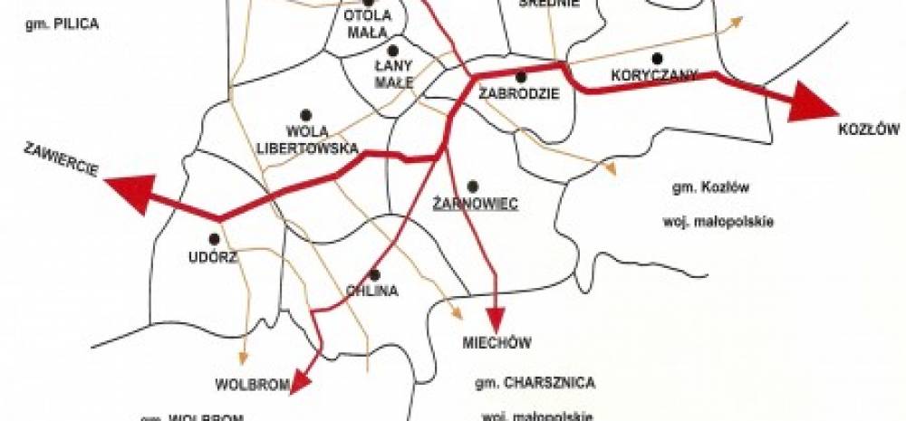 Gmina Żarnowiec jej sołectwa i lokalizacja