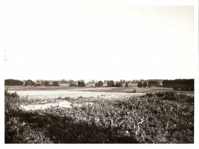 Panorama północnej części wsi. Ujęcie od strony Łan Małych